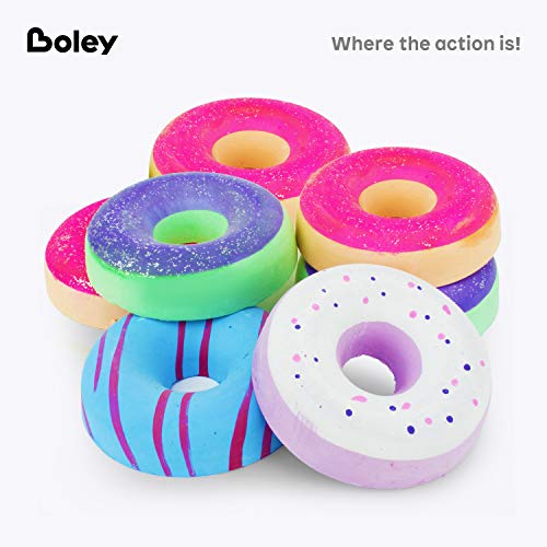 Boley Donut Chalk - 6 Piece Set Of Jumbo Multi-Colored Sidewalk Chalk For Indoor & Outdoor Use - Big Colorful Chalk Sets & Art Supplies For Kids #TOP5