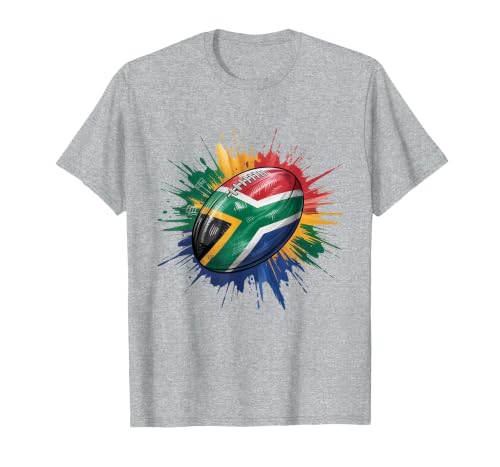 South Africa Rugby Flag Rugby bokke Men Women Kids Girls T-Shirt, Men, Heather Grey, Small