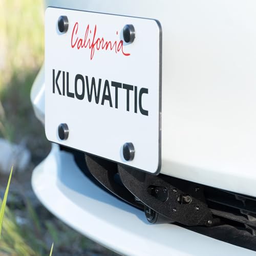 License Plate Holder for Tesla Model 3 2024 Highland Refresh, Lockable Front License Plate Mount Kit with Anti-Theft Features, No Adhesives License Frame by Kilowattic - Image 6