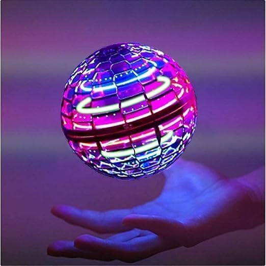 Image of Flying Ball Toy Flyorb Magic Ball Boomerang Mini Pro Flying Spinner Fidget Toys for Boys Girls Kids Adult Indoor Outdoor USB Rechargeable Built-in RGB Lights 360Rotating