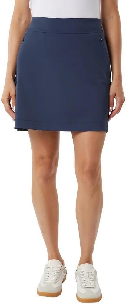 32 Degrees Women’s Skort with Inner Shorts, 2 Front Pockets, High Waist Athletic Tennis & Golf Skirt