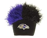 Northwest NFL Adult One Size Fits All Faux Spike Hair Beanie Hat, Baltimore Ravens-3
