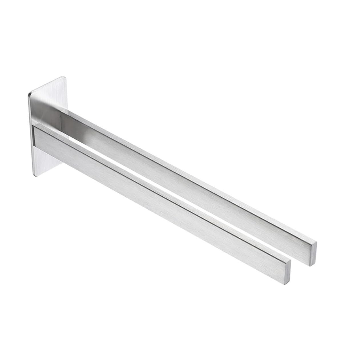 Porte-serviettes mural double sans trou pour protéger vos carrelages