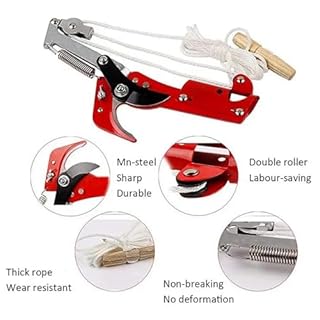 NEWFUN Sega manuale per potatura, Svettatoio Telescopico，2 In 1Taglia Rami Giardino Telescopico Manuale，da 82-528 cm，Regolabile in Altezza Attrezzi da Giardinaggio Altezza Per Segare e Cesoiare