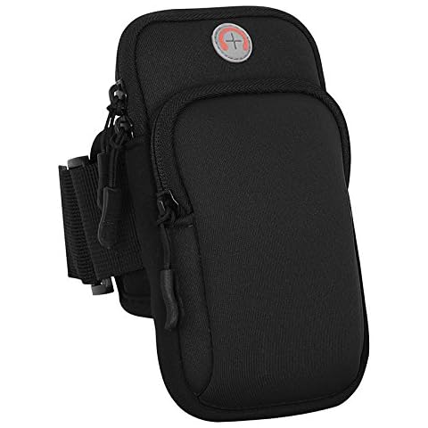 Fortitude Sports Arm Phone Holder For Running | Waterproof Phone Pouch For Jogging, Cycling, Gym | Running Armband Phone Holder for iPhone, Samsung Galaxy, Huawei Mobile Phones (Black) Cover