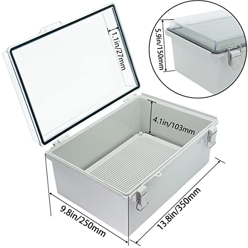 Boîte de jonction transparente pour protéger l'éclairage de votre jardin ou terrasse - 3