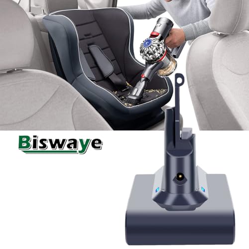 Image of Biswaye 21.6V V7 SV11 Battery Replacement Compatible with Dyson V7 Motorhead Animal Pro Trigger Absolute Allergy HEPA Car+Boat Cordless Vacuum Battery