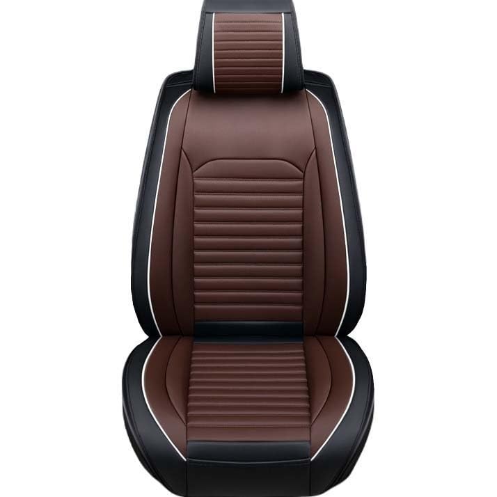 Couvre coussin voiture en cuir marron pour un confort unique lors de vos voyages