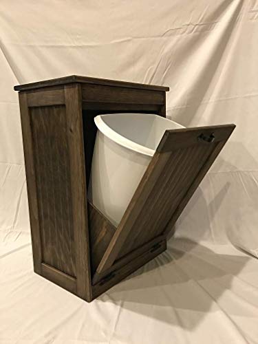 Dicks Wood Creations Wooden Tilt-Out Trash Bin Solid Top #TOP1