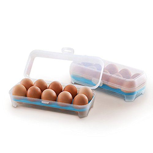 Buy Yunhigh Plastic Fridge Egg Tray Easter Egg Holder with Lid