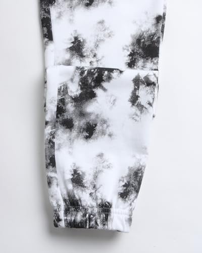 Reebok Moletom para meninas – Moletom de lã de desempenho de 2 peças e calça jogger – Conjunto espor