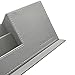 UnionBasic Desk Organizer, Desktop Caddy Leather Multi-compartment Pen Holder Office Stationer Organizer, Gray