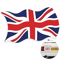 Union Jack UK Flag Vinyl Sticker - Self-Adhesive Decal for Cars, Vans, Windows, Laptops & VE Day | Indoor & Outdoor British Flag (Union Jack)