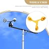 Happyyami Anemometer Wind-Speed Sensor Professional Cup Wind Measurement Device for Accurate Weather Monitoring Construction for Agriculture and Outdoor Use