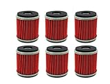  Ting Ting TTRS Store Filtro de Aceite 6X FIT para Yamaha XT250 XT250X YZ250F YZ450F YZ250 VP125 X-City XG250 Sticker YP125R X-MAX