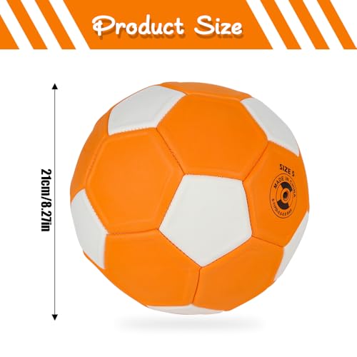 KQWVZ Fussball Curve Ball, Curve Ball Fussball Größe 5, Curves Soccer Balls,FußballKurvenball Für Kinder, Eva Gummi Swerve Fußballs, WasserdichtBalls Wettbewerb für Kinder Jugendliche