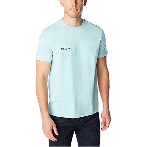 Nautica Men's Short Sleeve Solid Crew Neck T-Shirt Polo Cover