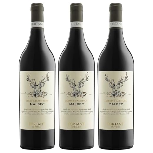 Fortant de France Malbec Terroir d'Altitude Rotwein Rot Trocken VEGAN Frankreich inkl. FeinWert E-Book (3 x 0.75 l)