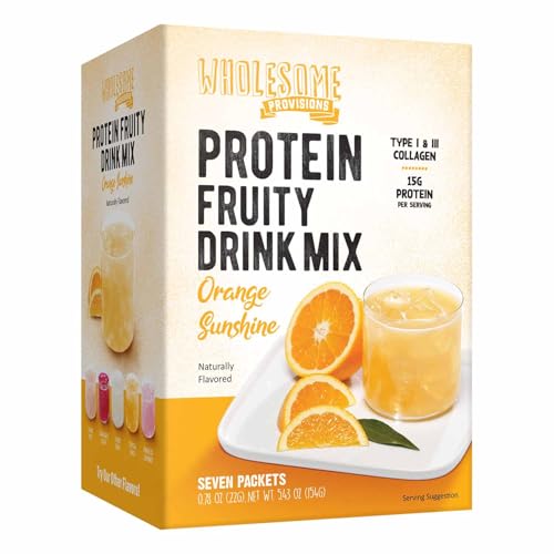 Protein Fruit Drink Mix, 15g Clear Protein, Low Sugar,