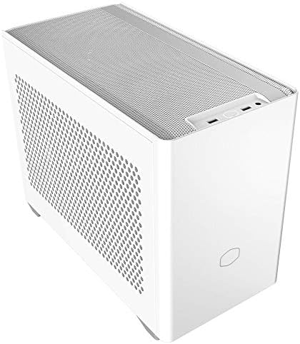 Cooler Master NR200 White SFF Small Form Factor Mini-ITX Case, Vented Panels, Triple-slot GPU, Tool-Free, 1x 120mm Fan, 1x 92mm, 360 Degree Accessibility (MCB-NR200-WNNN-S00)