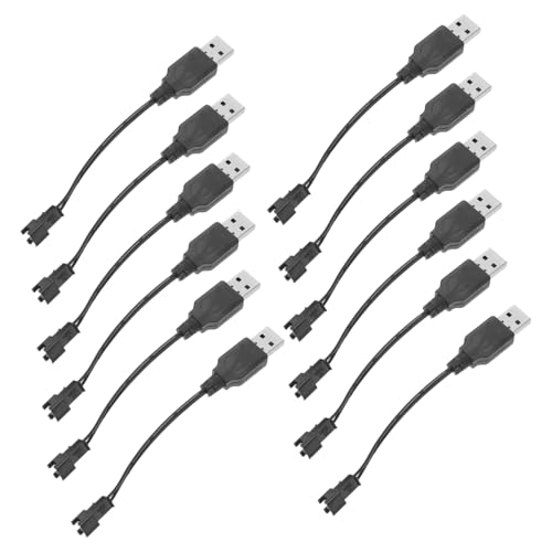 Enchufe de coche de juguetes TOYANDONA con cable USB para solucionar las baterías agotadas
