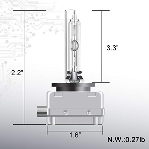 Rcp D8S 6000K A Pair Xenon Hid Replacement Bulb Diamond White Metal Stent Base 12V Car Headlight Lamps Head Lights 25W #TOP5