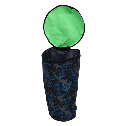 Housse de transport pour djembé 12 pouces avec double couche protectrice et tissu Oxford bleu