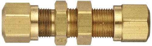 Image of EATON Weatherhead 1474X6 Air Brake Tubing Bulkhead Union, 3 /8 inch Tube OD