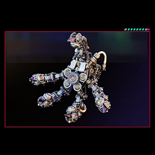 3D Metal Puzzle Zestaw, 1000 + kawałki DIY Mechaniczna pazurowa, 3D metalowa łamigłówka dla dorosłych Dekoracja ozdób dzieci