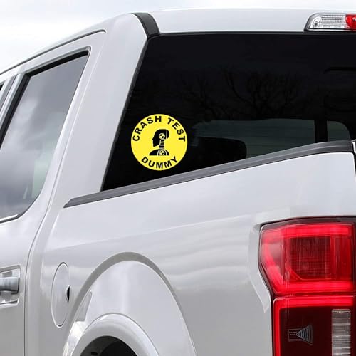 Image of eDesign 2-Pack Crash Test Dummy Sticker Decal Vinyl - 4 Inches - Crash Dummy Sticker for Car Truck Van Window Bumper Laptop Tablet Cup Tumbler Water Bottle and Any Smooth Surface