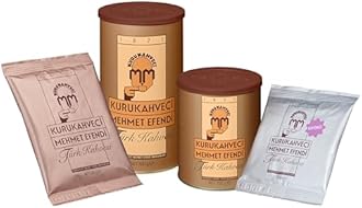 KURUKAHVECI MEHMET EFENDI Turkish Coffee, Arabica Beans, Roasted Ground,Rich Aroma, Fresh, Medium to Heavy-bodied, Original Taste Since 1871 (8.8 OZ / 250 Gr)