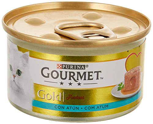 GOURMET Gold Fondant ATÚN 24x85 GR, Negro, Estandar