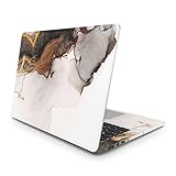 Sticker Master Abstract Black and Gold Ink Laptop Vinyl Sticker Skin Cover 13 14 15 Inch Notebook De