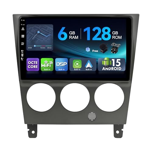MSD 6G+128G - Autoradio pour Subaru Impreza GD GG (2002-2007) | Android 15 GPS Navi Radio | Carplay Android Auto Volant Dual Band WiFi DSP Dab | Caméra MIC |...