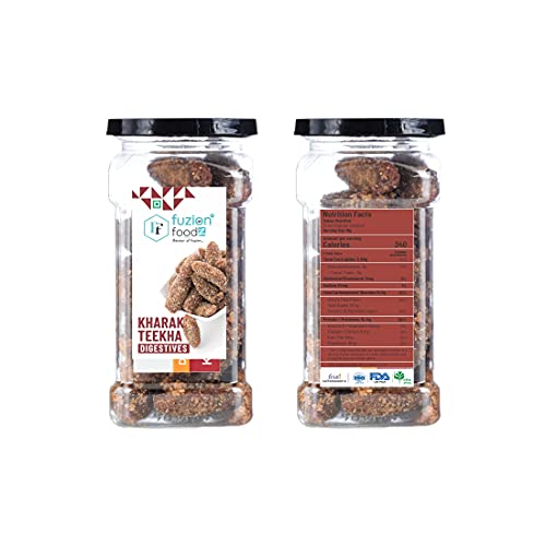 Image of Fuzion Foodz Dry Spicy Dates Kharik - (135g Each X Pack of 2) Sukha Teekha Khajoor (Pila Chuara), Sweet & Sour Seedless Teekhi Kharik Churan Laddu | Khajur Healthy Snacks, Spicy Kharak Goli, 270g