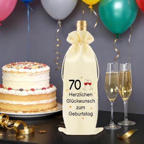 Geschenk Zum 70 Geburtstag Mann,Weinhandtasche,Geschenk 70 Geburtstag Mann,Geschenke Zum 70. Geburtstag Frau,70 Geburtstag Mann Geschenk,Geschenkideen Zum 70 Geburtstag