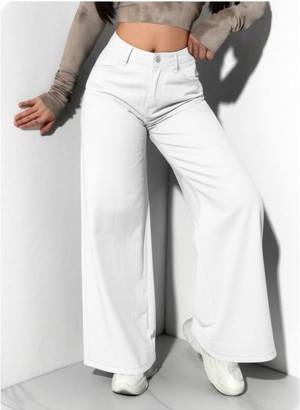 Image of Ben Martin Baggy Jeans for Women || Women,s Loose Jean Pants || Oversized Jean's for Women's || Wide Leg Jean,s for Woman || Casual Jins for Woman's || Loose Jin Pant for Woman,s 3-BM-JJ33
