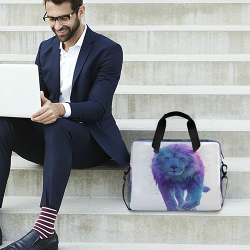 Maletín bandolera para laptop 15.6 pulgadas con asa y correa miniatura 3