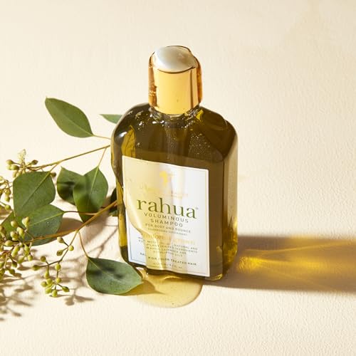 Rahua Voluminous Shampoo, Vegan Hair Care for Fine to Medium Hair, Gentle Cleansing Formula Oil, Quinoa Protein, Green Tea, Aloe & Lemongrass, Lavender & Eucalyptus Scent, 9.3 Fl Oz