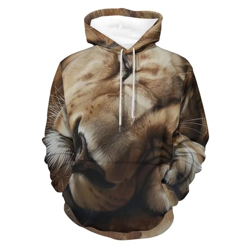Sweatshirt lion style streetwear pour vos sorties en ville
