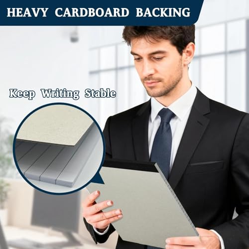 10PCS Notepad 8.5 x 11 White Lined Paper, 8.5 x 11 Legal Pads 30 Sheets/Pad, Office School Note Paper, Wide Ruled Writing Pad for Meetings, Homework, Journaling and Daily Notes(A4  image 2