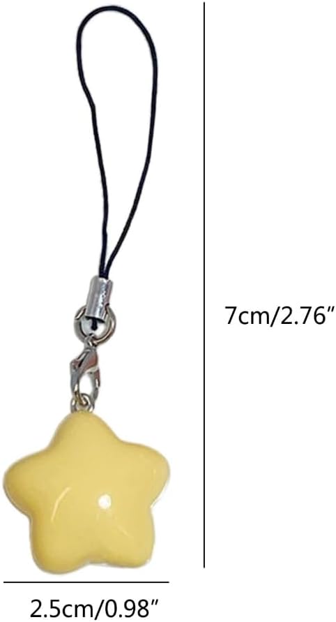 phone chain, Fat Star Phone Chacin Phone Charm Lanyard Strap Bag Hanging Pendant Decorations Ornament Fashion Jewelry Accessory