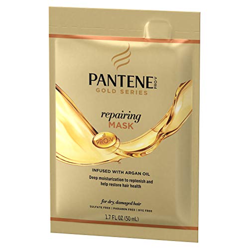 Gold Series, From Pantene Pro-V, Repairing Mask Treatment, With Argan Oil, Moisturize And Restore, 1.7 Fl Oz - Pack Of 10 #TOP5