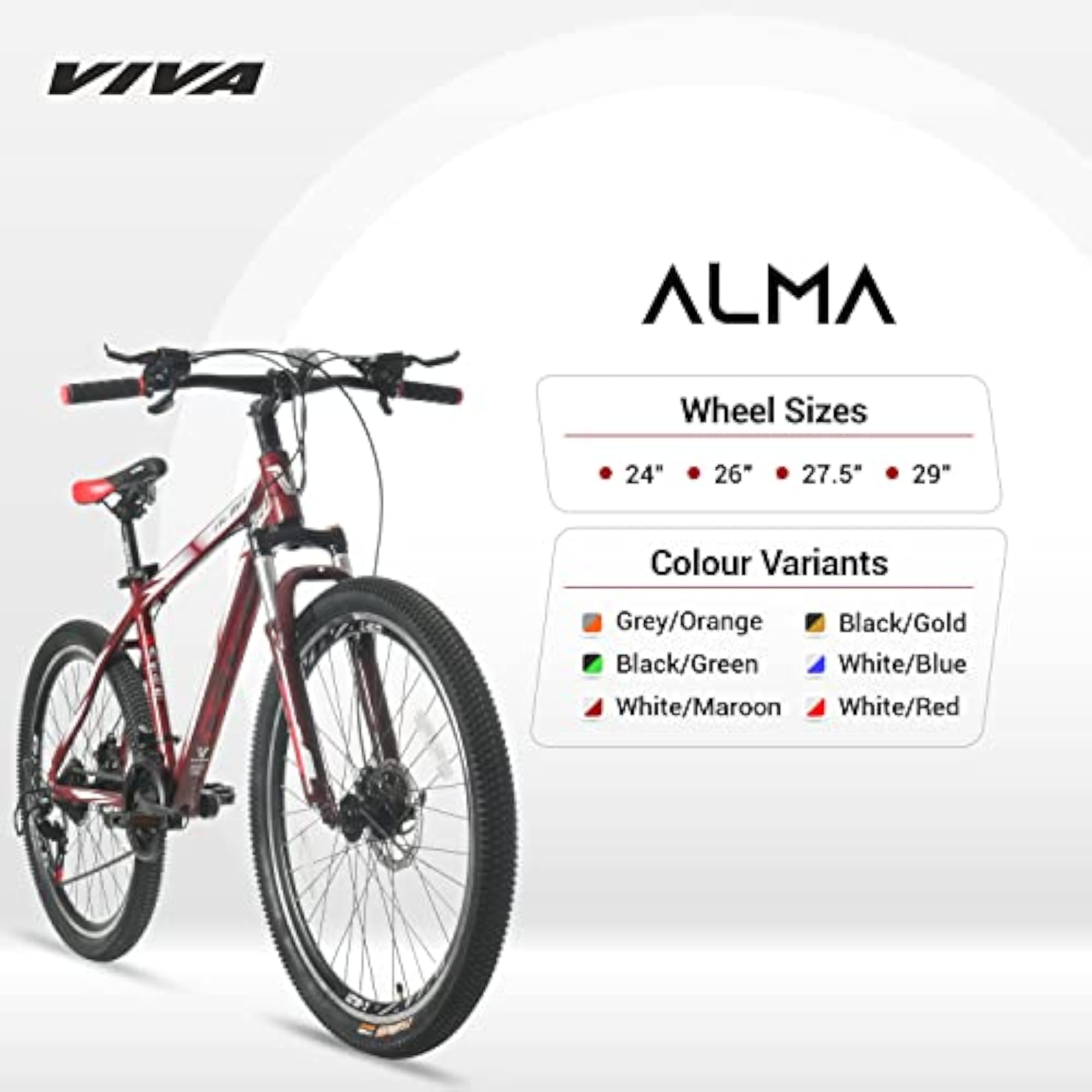 ALMA 29 Inch Multispeed MTB Mountain Cycle