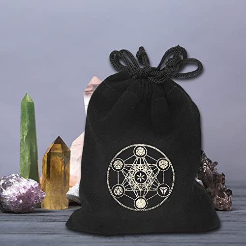 Bolsa de cartas de tarô - Bolsa de Jóias e Bolsa de Veludo - Sacos de cartão de tarô de veludo 4,0