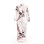 Peacock Print White