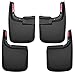 Husky Liners 58466 Mud Guards - Set Black Fits 2015-17 Ford F-150-without OE Flares-Single Rear Wheels