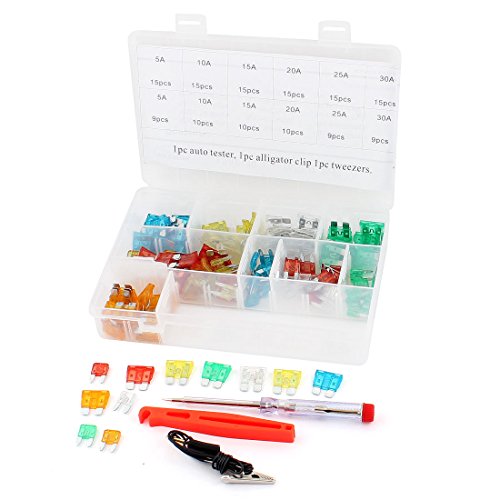 Aexit 150Pcs ATC Mini Vane Fuse Assortment Set 5A 10A 15A 20A 25A 30A miniatura 1