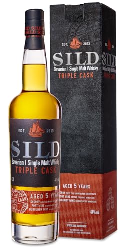 Sild Bavarian Single Malt Whisky Triple Cask 44% vol. Edler Whisky aus Bayern (0,7l)