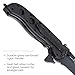 CRKT M16-12ZLEK EDC Folding Pocket Knife: Law Enforcement Everyday Carry, Black Serrated Edge Blade, Tanto, Automated Liner Safety, Nylon Handle, Reversible Pocket Clip